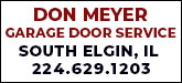Don Meyer - Garage Door Service Sponsorship Banner