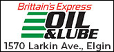 Brittain's Express Oil & Lube Sponsorship Banner